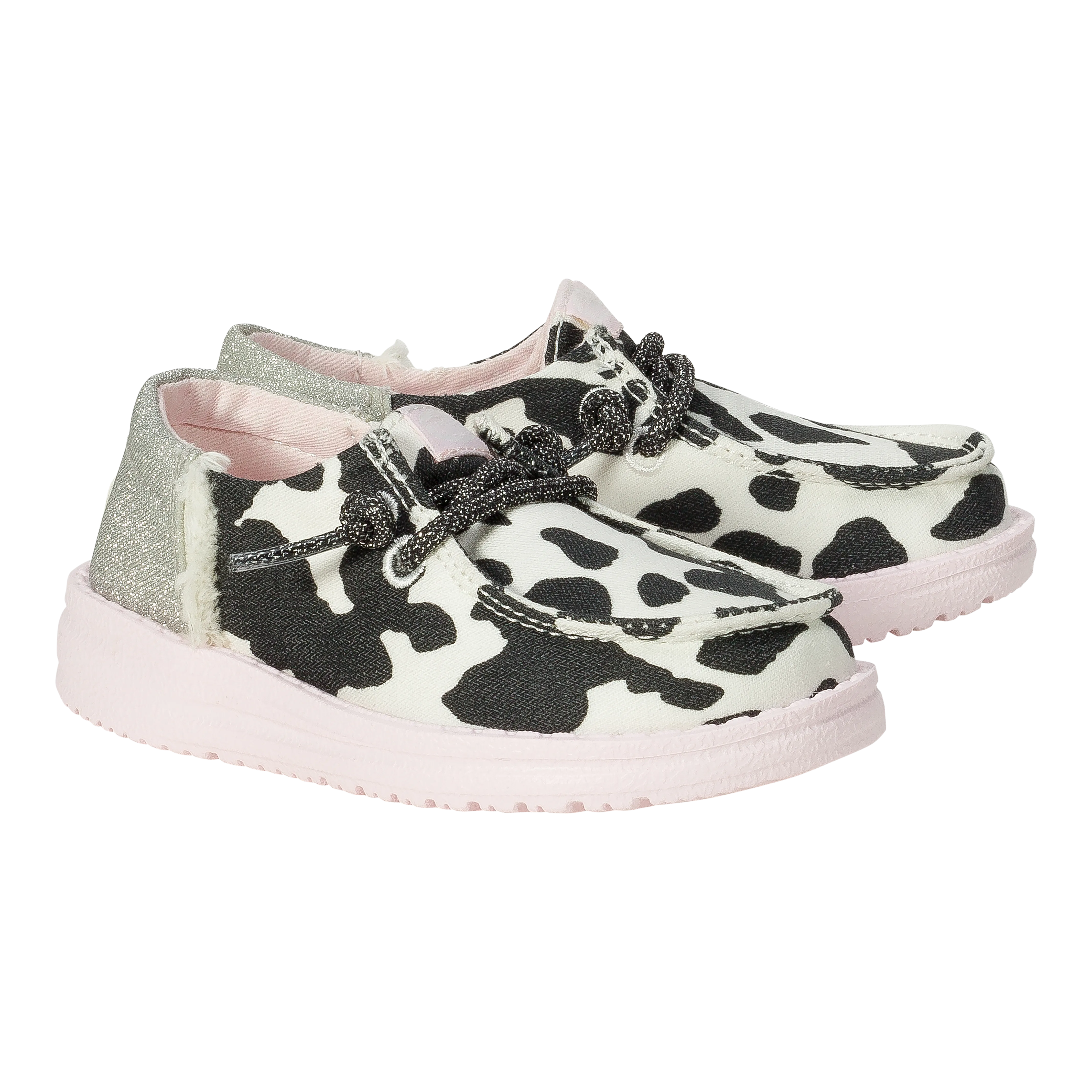 Wendy Funk Toddler Cow - Black/Pink